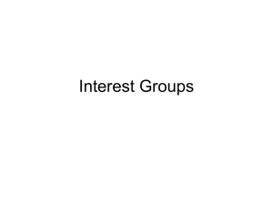 Interest Groups ppt pdf