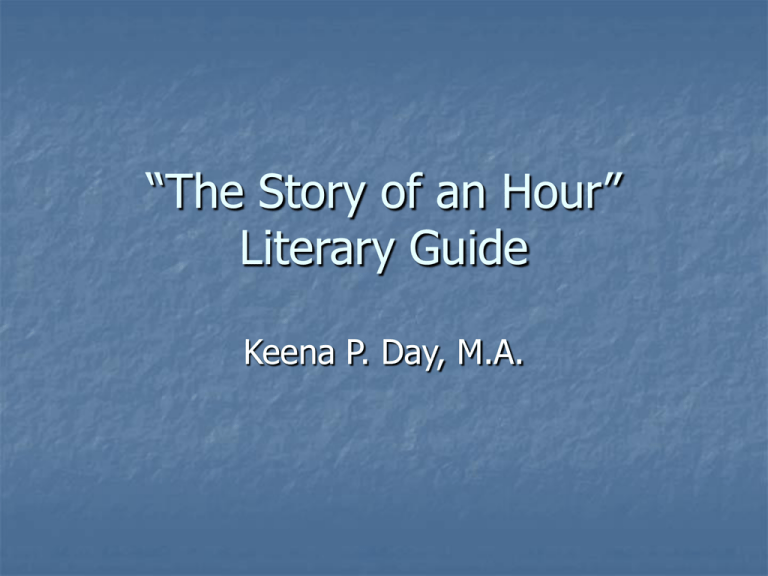  The Story Of An Hour Literary Guide