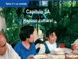 Culture 3A - Bienvenidos a las clases de la Sra. Mardos