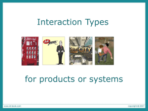 Interaction Types