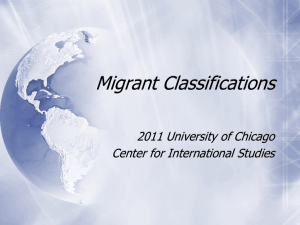 Migrant Classifications - Center for International Studies
