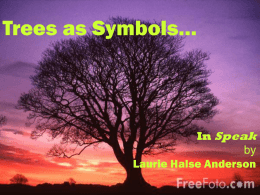 Sample Essays High School Trees As Symbols In Speak By Laurie Halse Anderson Persuasive Essay Example High School also Essays About English Speak Book Review Essay Samples For High School Students