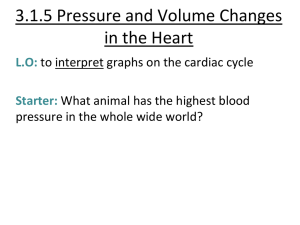Pressure Changes in the Heart