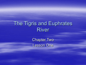 The Tigris and Euphrates River