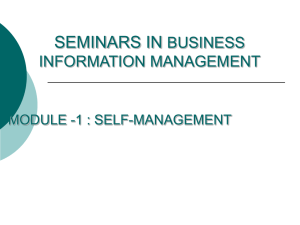 MS-PowerPoint - Business Information Management