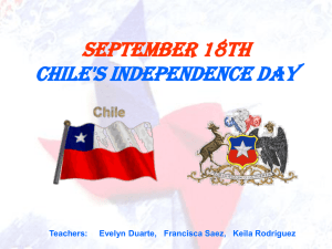 September 18th Chile´s Independence Day