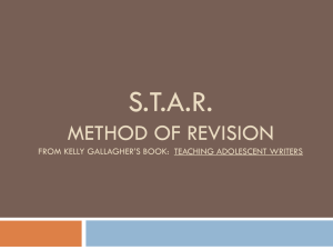 S.T.A.R. Method of Revision PowerPoint