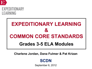 Expeditionary Learning & Common Core Standards - Grades 3-5