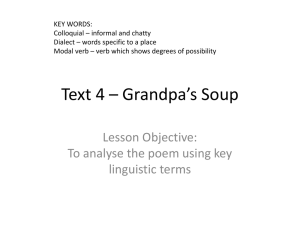 Text 4 – Grandpa`s Soup