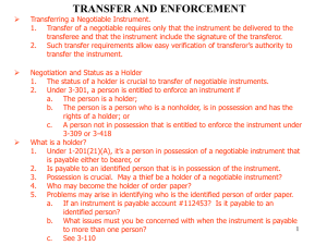 transfer and enforcement