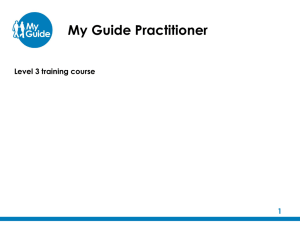 Level 3 – My Guide Practitioner