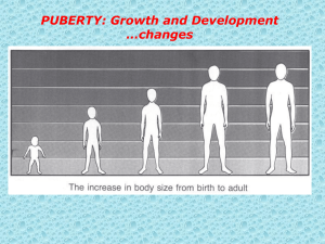 Puberty and the teen years powerpoint