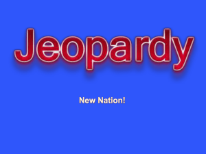 POWERPOINT JEOPARDY - Sope Creek Elementary