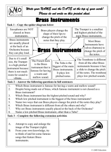 brass homework - year 7