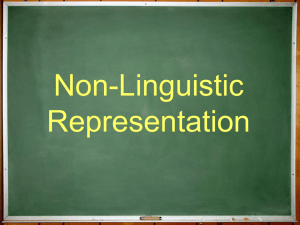 Nonlinguistic Representation Power Point