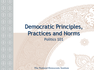 Sample Presentation - National Democratic Institute