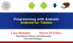 android_fragments - Dipartimento di Informatica
