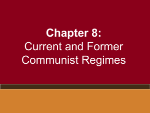 Current and Former Communist Regimes
