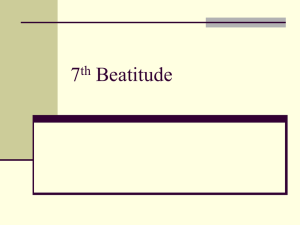 7th Beatitude