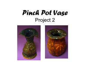 Pinch Pot Vase Project 2