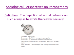Sociological Perspectives on Pornography