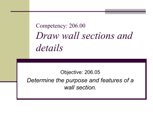 206.05 Wall Section Features