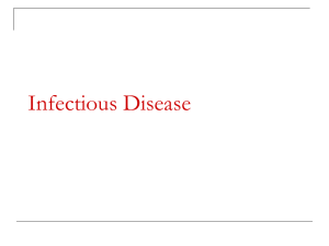 what is an infectious disease?