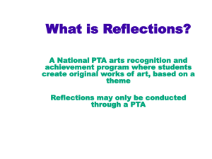 Reflections Workshop - Greenville County School District