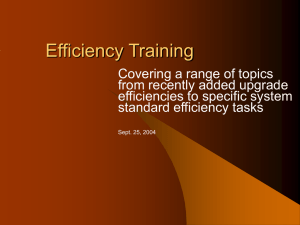 Efficiency Training - Johnstone DS`s Real