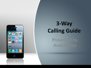 3-Way Calling Guide