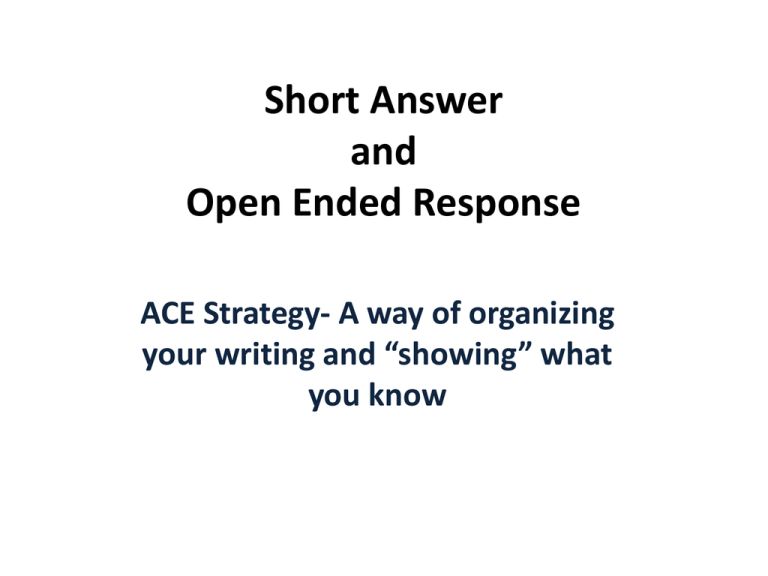 ace-response-to-open-ended-and-short-answer