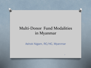 UNDG-Partner Meeting Myanmar presentation