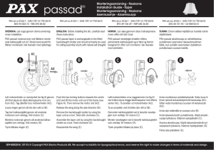 Pax Passad Noskona Manual 009 800020 B