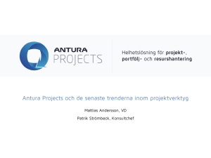 Antura Projects och de senaste trenderna inom projektverktyg