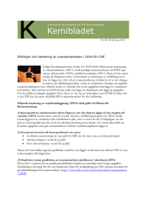 Kemibladet nr 98, 2011 (pdf 380 kB) - CHE-intra