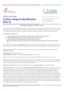 Lichen ecology & identification (Part 2)