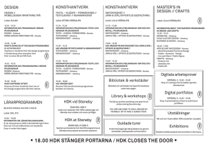 18.00 hdk stänger portarna / hdk closes the door