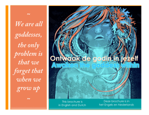 We are all goddesses, the only problem is that we forget