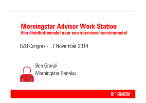 Morningstar Advisor Work Station