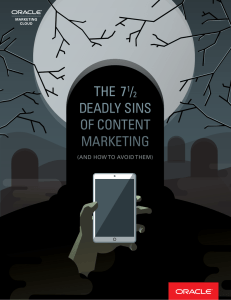 THE 71/2 DEADLY SINS OF CONTENT MARKETING