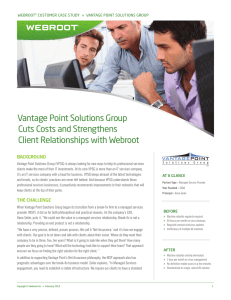 Vantage Point Solutions Group Cuts Costs and