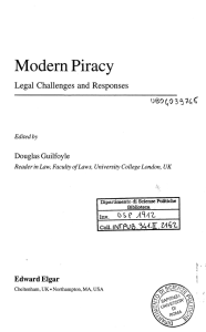 Modern Piracy - Dipartimento di Scienze Politiche