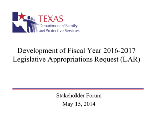 Public Comment - Texas Department of Family and Protective Services