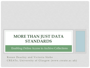 than just Data Standards