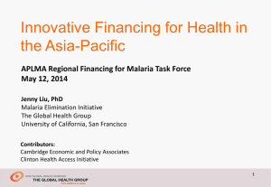 Innovative Financing for Health in the Asia-Pacific (Dr