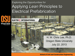 Electrical Prefabrication