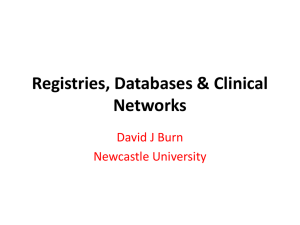 David Burn – UK MSA Research Day 2014