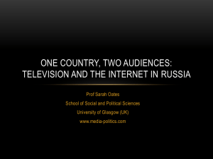 One Country, Two Audiences: Television and the Internet in Russia