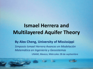 Ismael Herrera and Leaky Aquifer Theory
