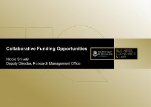 `Collaborative Funding Opportunities`, Nicole Shivel